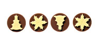 Gwiazdka z ciemnej, drzewo z jasnej czekolady - Mona Lisa - Barry Callebaut
